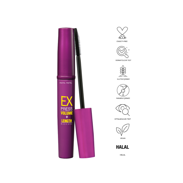 PASTEL MASCARA EXPRESS VOLUME AND LENGTH