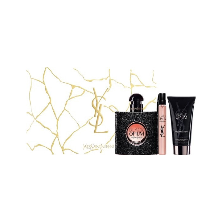 BLACK OPIUM COFFRET (EAU DE PARFUM 50ML + EDP10ML+LAIT 50ML)