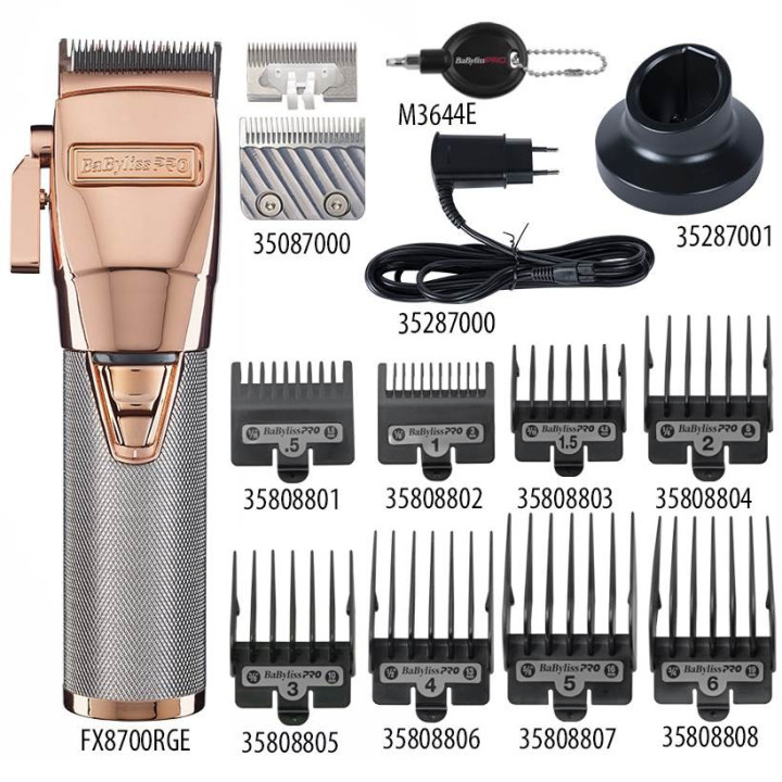 BABYLISS TONDEUSE SANS FIL ROSE GOLD METAL ((FX8700RGE)) (1A)