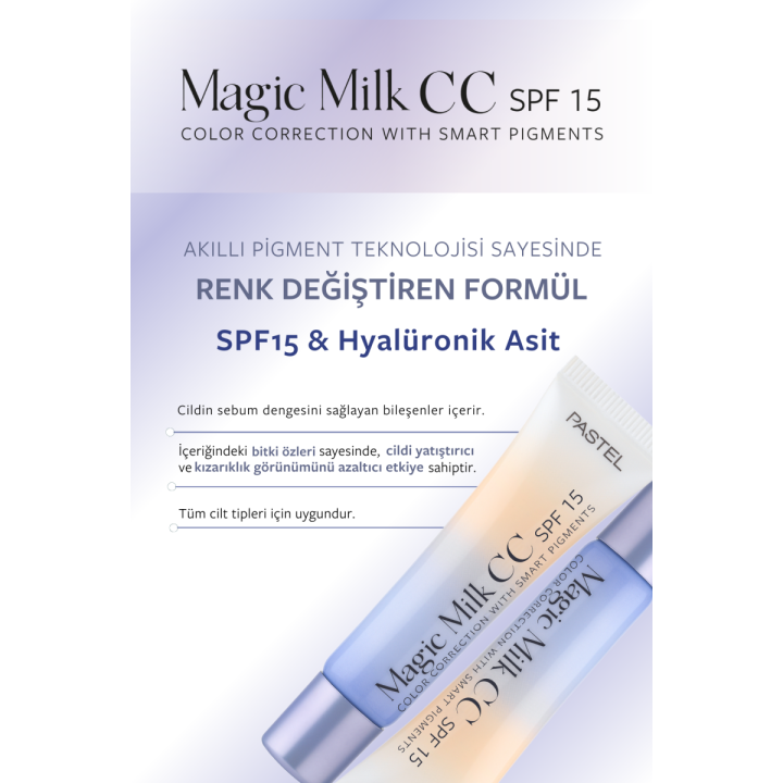 PASTEL CC CRÈME MAGIC MILK  - Acheter en ligne | Yousarssif Tunisie