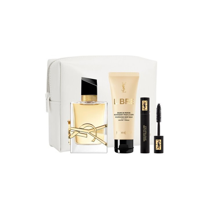 YSL COF F LIBRE (EDP50ML+MINI MASCARA+LAIT+TROUSSE)