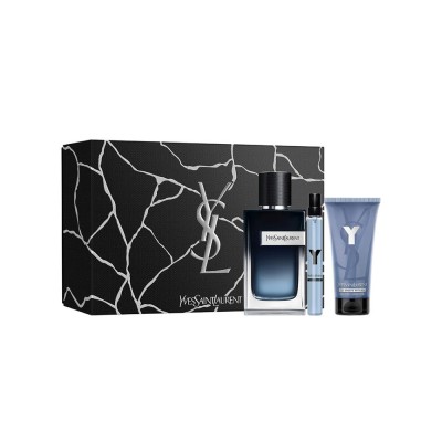 Coffret Yves Saint Laurent Y pour Homme - Eau de Parfum 100ml + Mini EDP + Gel Douche 50ml