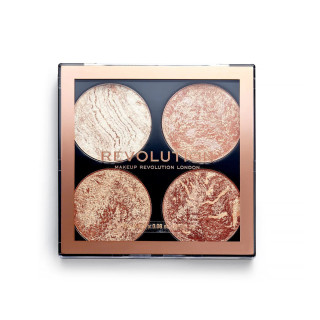 REVOLUTION HIGHLIGHTER ET BRONZER CHEEK KIT