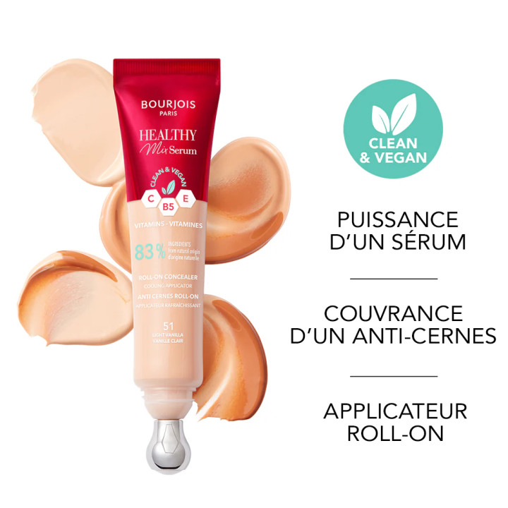 Bourjois ANTI-CERNES ROLL-ON HEALTHY MIX CLEAN| Yousarssif Tunisie