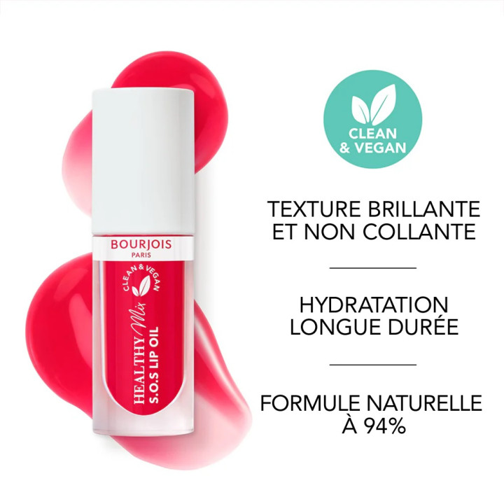 BOURJOIS LIP OIL S.O.S HEALTHY MIX- Acheter en ligne | Yousarssif Tunisie