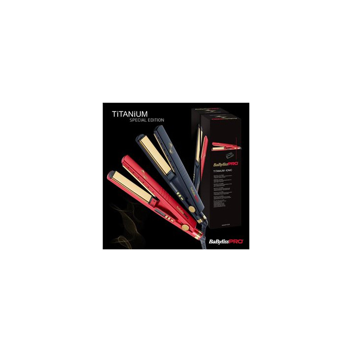 BABYLISS FER A LISSER TITANIUM ROUGE (BAB3091RDTE) | Yousarssif TN