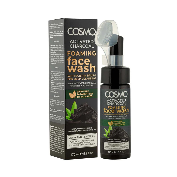 COSMO MOUSSE NETTOYANTE VISAGE CHARBON ACTIF| Yousarssif Tunisie