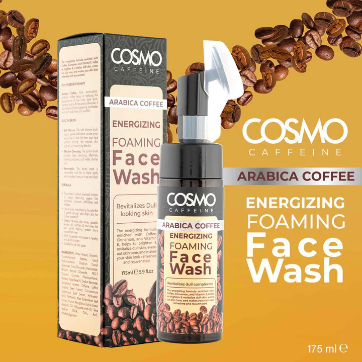 COSMO NETTOYANT MOUSSANT AU CAFÉ ARABICA| Yousarssif Tunisie