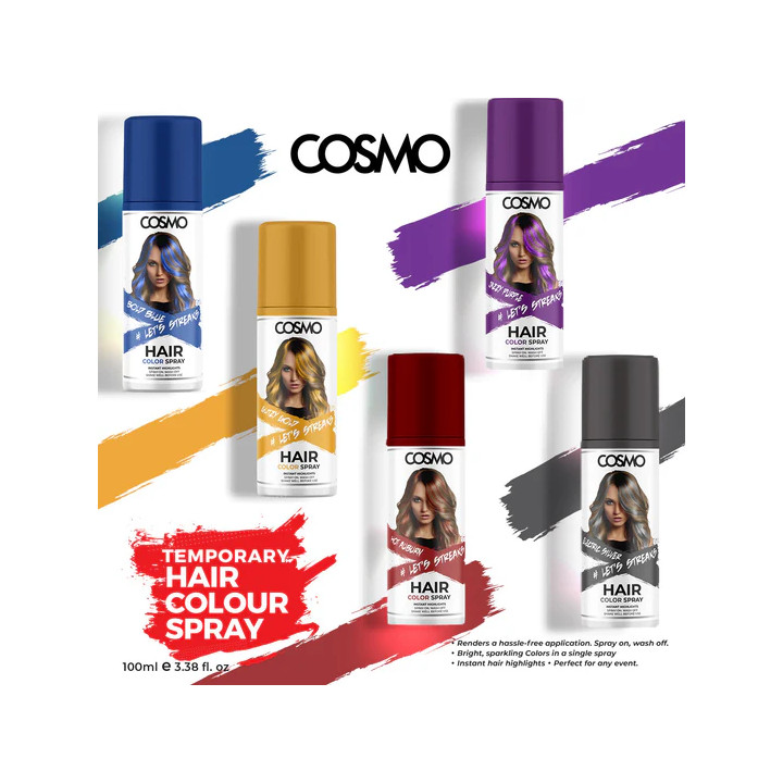 SPRAY COULORANT CHEVEUX COSMO  100ML