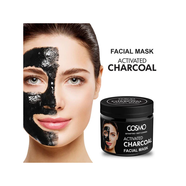 MASQUE VISAGE ACTIVATED CHARCOAL 200G COSMO