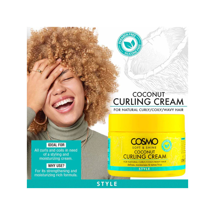 SOFT & SHINE COCONUT CURLING CREAM STYLE cosmo