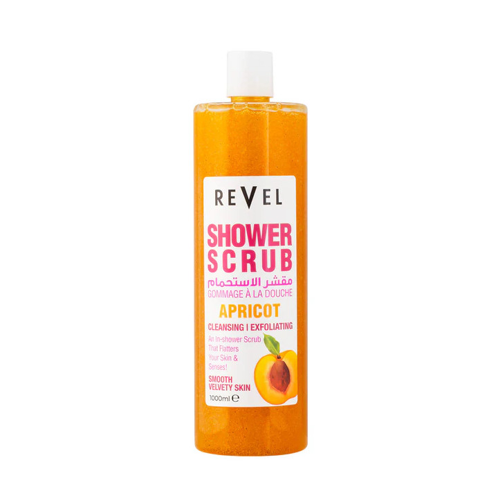 REVEL SHOWER SCRUB ABRICOT 1L