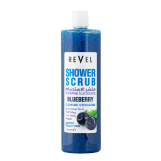 REVEL SHOWER SCRUB BLUEBERRY 1L