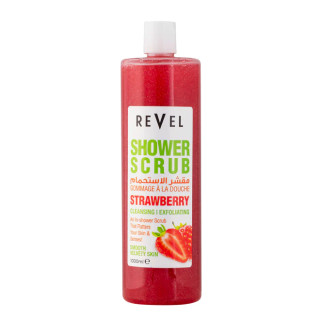 REVEL Gommage Douche à la Fraise 1L