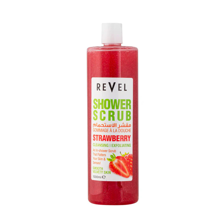 REVEL Gommage Douche à la Fraise 1L