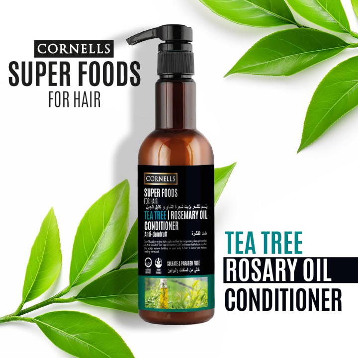 CORNELLS SUPER FOOD APRÈS SHAMPOING TEA TREE 500ML