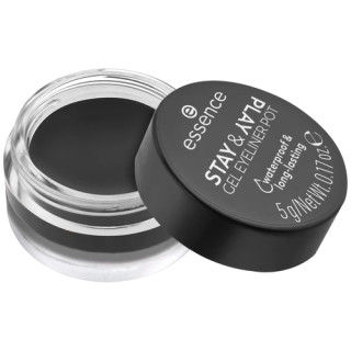 ESSENCE EYELINER GEL STAY AND PLAY W.P 01