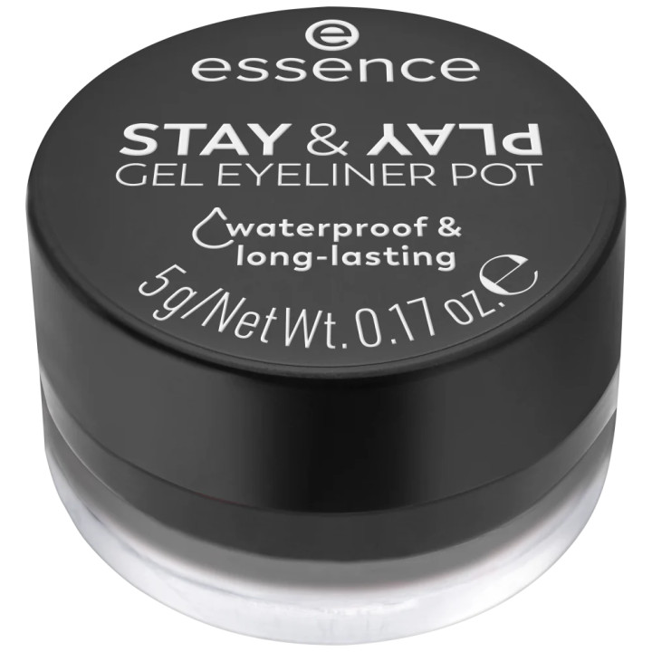 ESSENCE EYELINER GEL STAY AND PLAY W.P 01