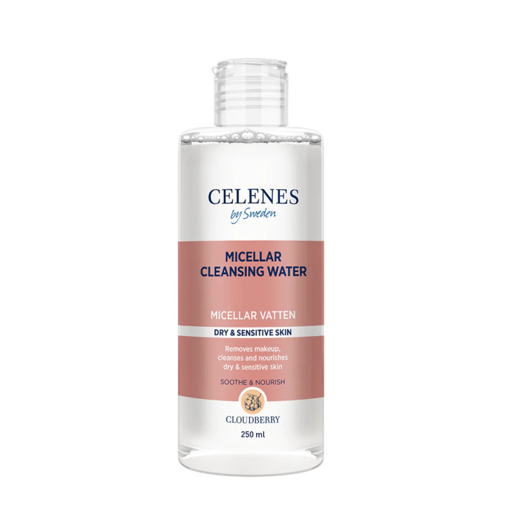 CELENES CLOUDBERRY EAU MICELLAIRE PEAU SÈCHE ET SENSIBLE