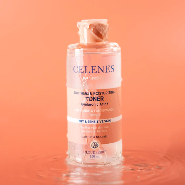 CELENES TONER PEAU SÈCHE ET SENSIBLE CLOUDBERRY |Yousarssif Tunisie