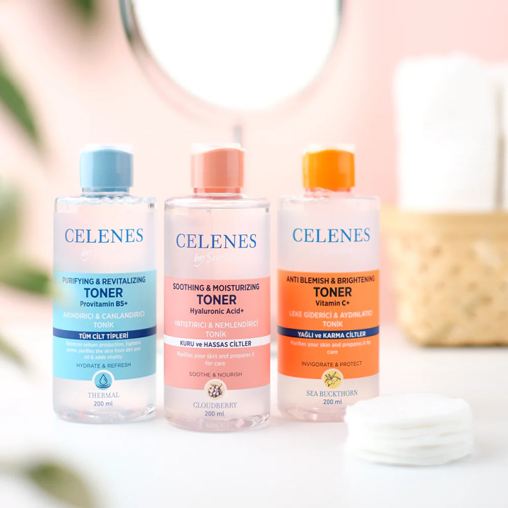 CELENES TONER PEAU SÈCHE ET SENSIBLE CLOUDBERRY |Yousarssif Tunisie