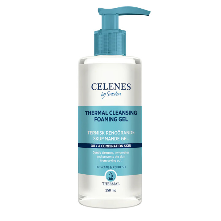 CELENES GEL MOUSSANT NETTOYANT THERMAL PEAU GRASSE/MIXTE