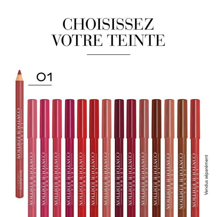 BOURJOIS LIPLINER CONTOUR EDITION -Acheter en ligne|Yousarssif Tunisie