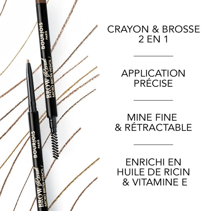 BOURJOIS CRAYON SOURCILS TWIST UP BROW REVEAL- Acheter en ligne | Yousarssif Tunisie