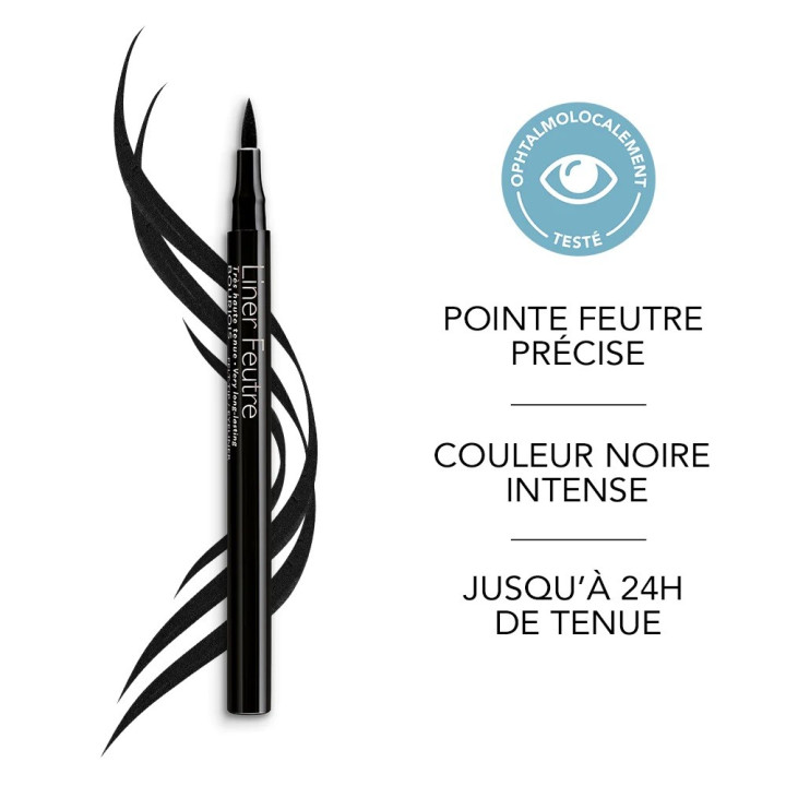 BOURJOIS EYELINER  FEUTRE ULTRA BLACK 24H - Acheter en ligne | Yousarssif Tunisie