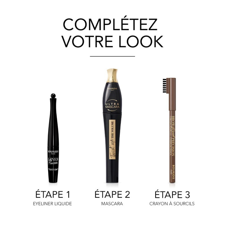 BOURJOIS EYELINER PINCEAU BLACK 24H- Acheter en ligne | Yousarssif TN