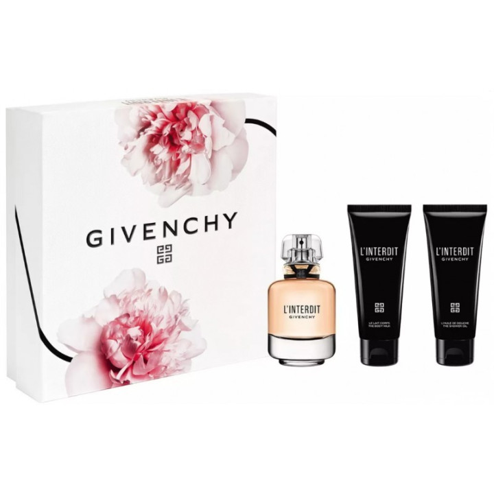 GIVENCHY L'INTERDIT COFFRET  (EDP 50ML+ LAIT+SG 75ML)