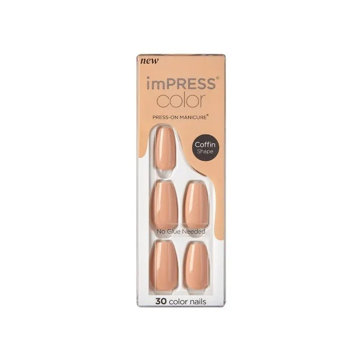 FAUX ONGLES IMPRESS COLOR LATTE OVAL (IMC506)