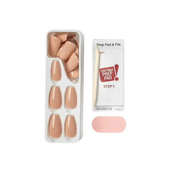 FAUX ONGLES IMPRESS COLOR LATTE OVAL (IMC506)