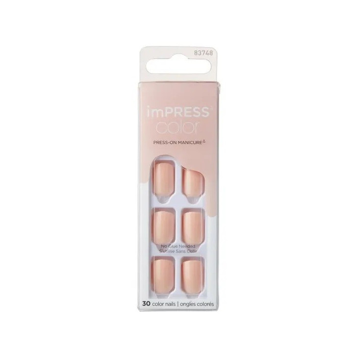 FAUX ONGLES IMPRESS COLOR MAINS PEEVISH PINK (KIMC009C)