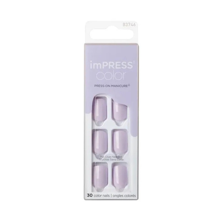 FAUX ONGLES IMPRESS COLOR MAINS PICTURE PURPLECT (KIMC007C)