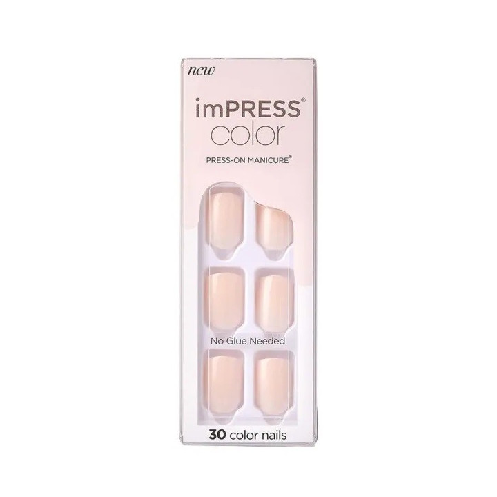 FAUX ONGLES IMPRESS COLOR MAINS POINT PINK (KIMC001C)