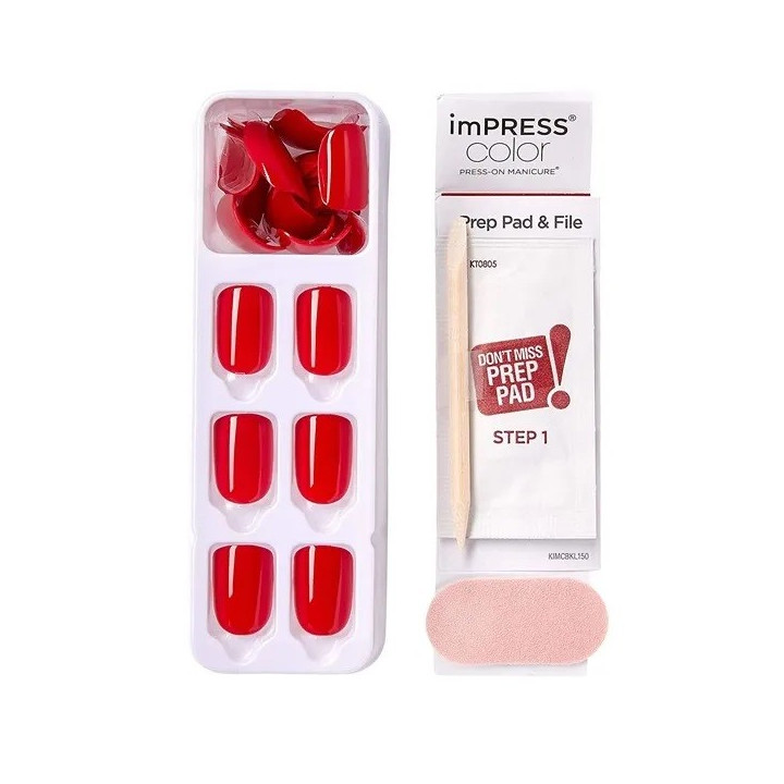 FAUX ONGLES IMPRESS COLOR MAINS REDDY OR NOT (KIMC013C)