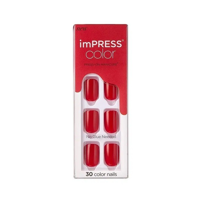 FAUX ONGLES IMPRESS COLOR MAINS REDDY OR NOT (KIMC013C)