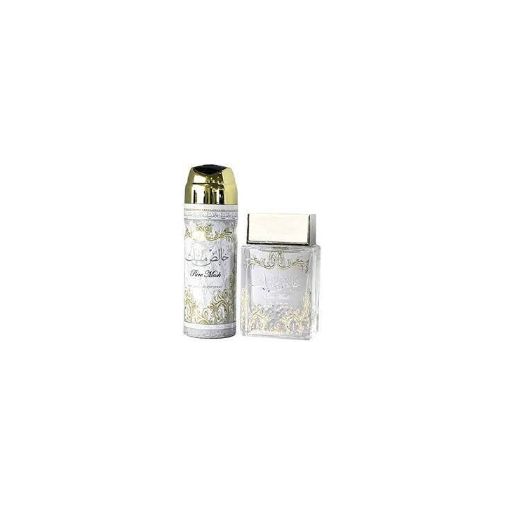 LATTAFA PURE MUSK EAU DE PARFUM 100ML+DEO 50ML