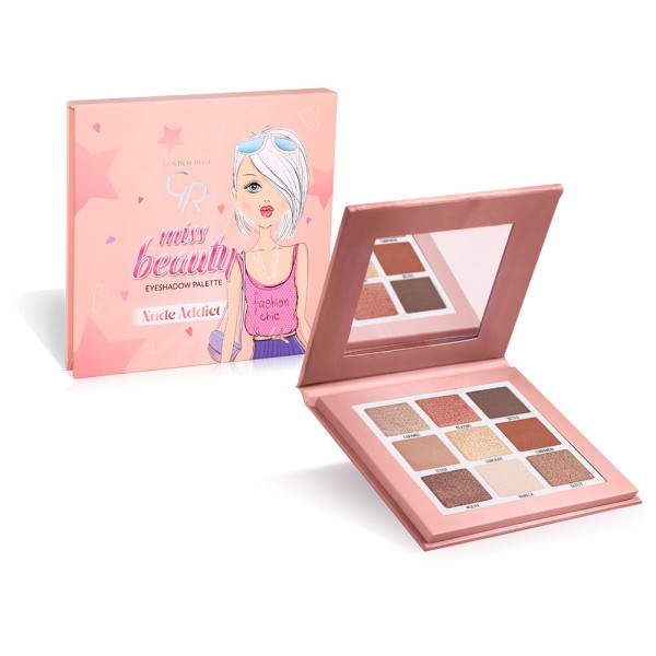 PALETTE FARD À PAUPIÈRE "MISS OBEAUTY NUDE ADDICT "