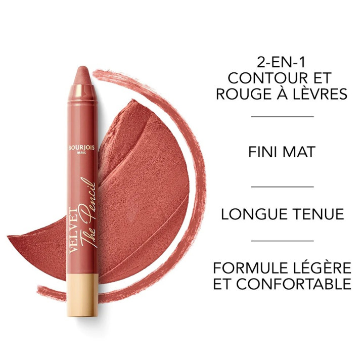 BOURJOIS VELVET THE PENCIL NEW - Acheter en ligne | Yousarssif Tunisie