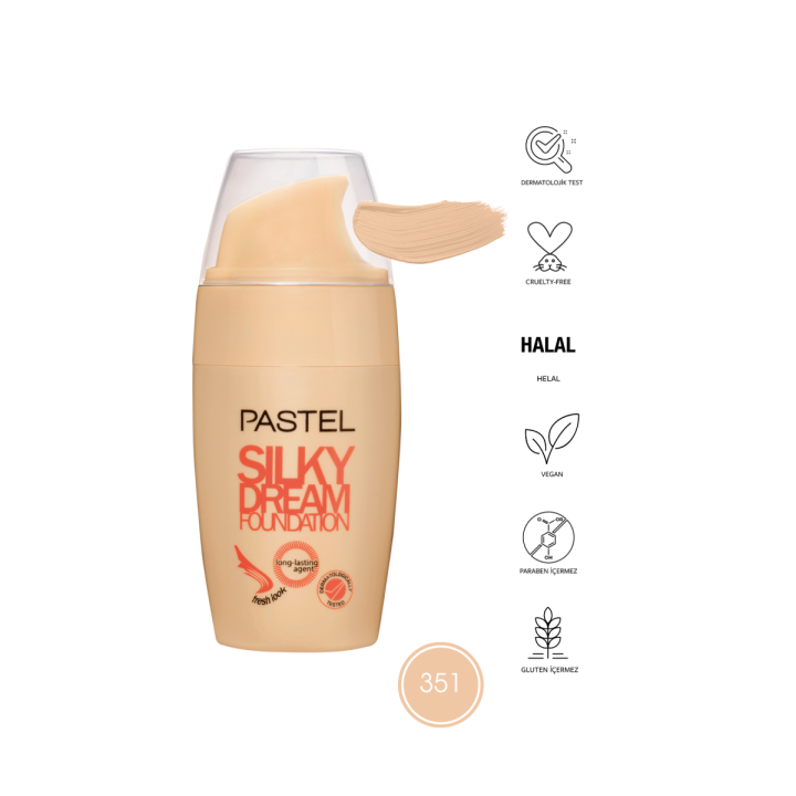 PASTEL Fond de teint LIQUID SILKY DREAM 351 --